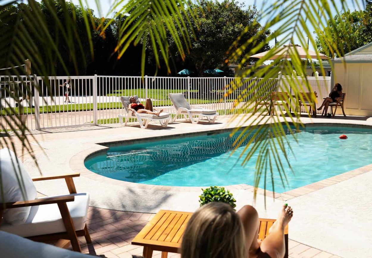 Genesis house United recovery Project, Luxury rehab Pool Area, amenities