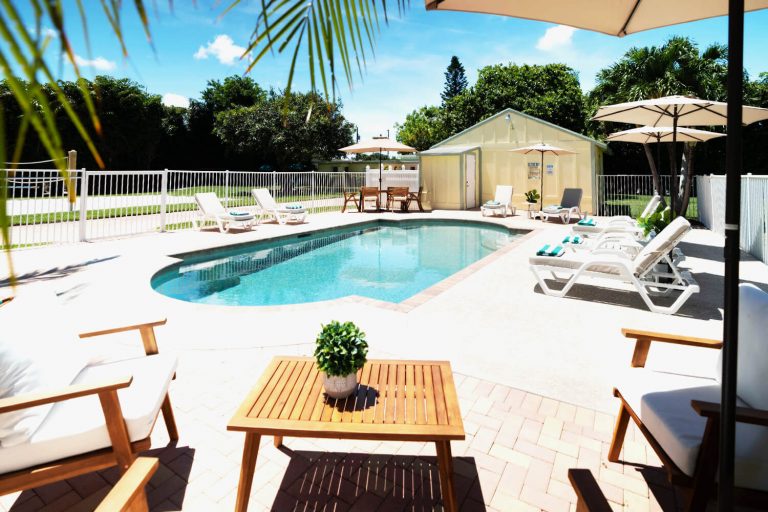 Genesis house United recovery Project, Luxury rehab Pool Area, amenities